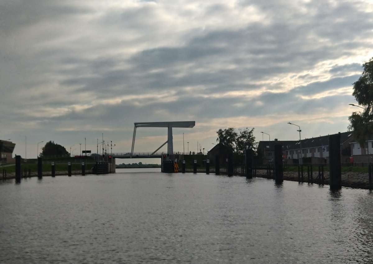 Meppelerdiepbrug - Bridge près de Zwartewaterland (Zwartsluis)