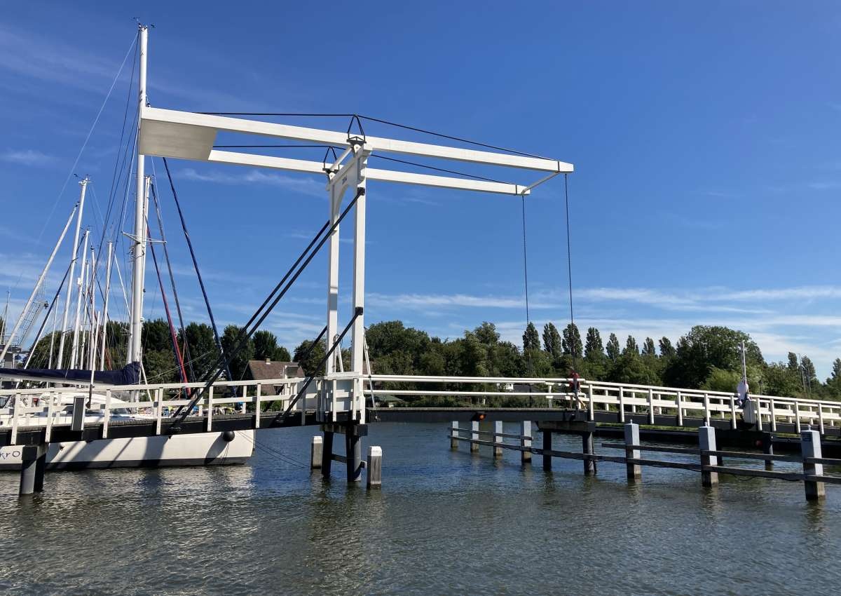 Stavoren, brug - Brücke bei Súdwest-Fryslân (Stavoren)