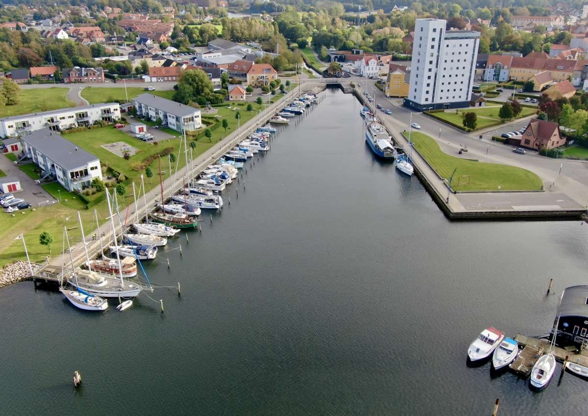 Sakskøbing - Hafen bei Sakskøbing