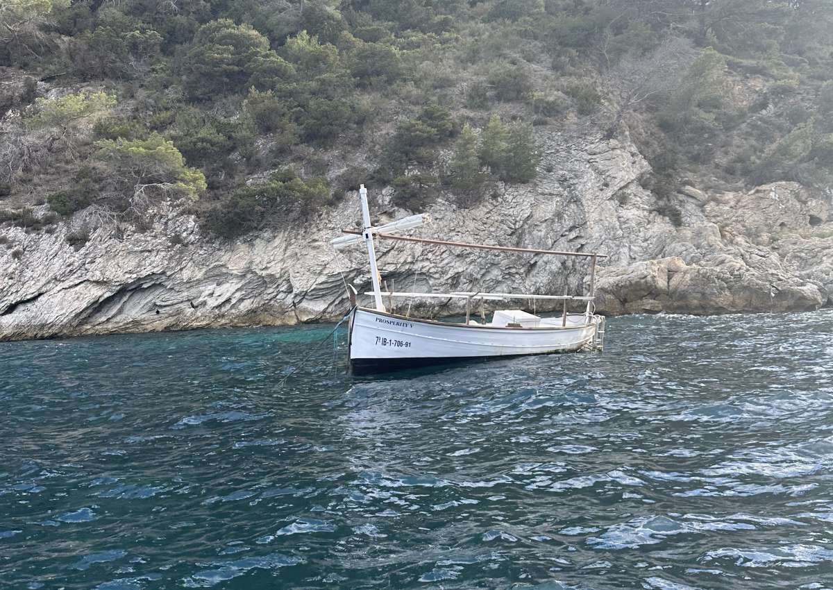 Cala Llentrisca- Ibiza - Anchor near Es Cubells