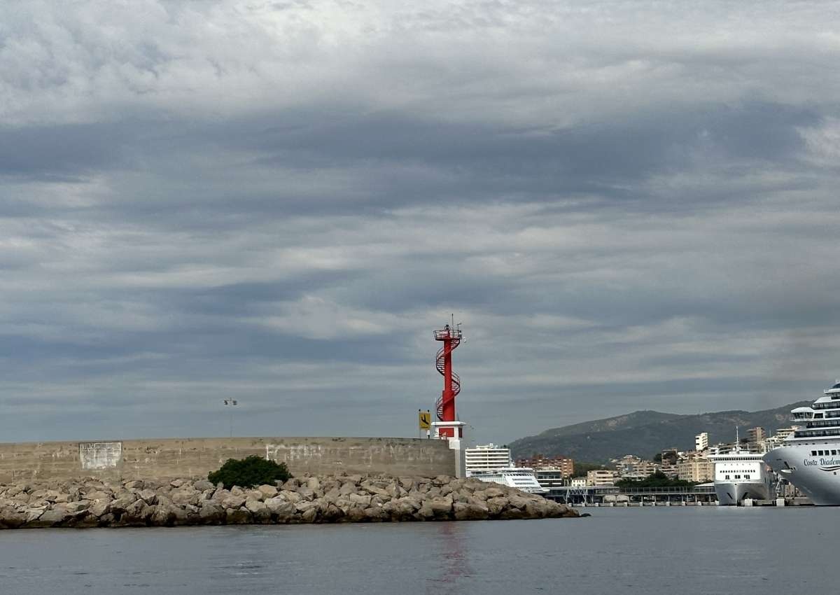 Mallorca - Palma - Dique del Oeste, Lt - Lighthouse near Palma (Portopí)