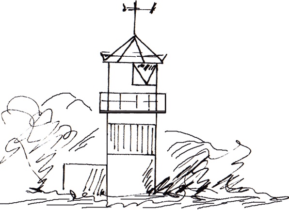 Tranerodde - Lighthouse near Svenstrup